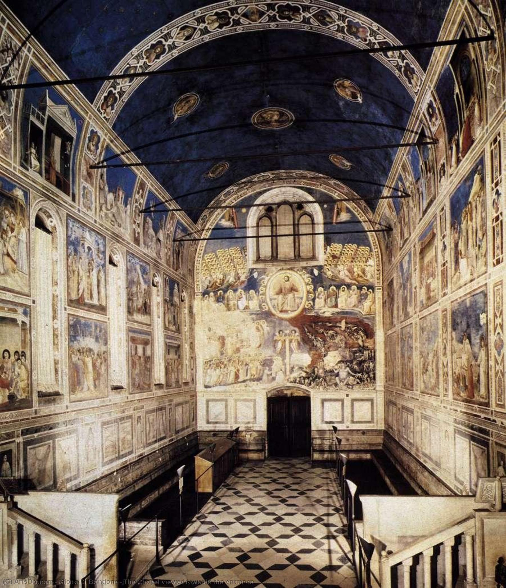 The Chapel Viewed Towards The Entrance — Giotto Di Bondone