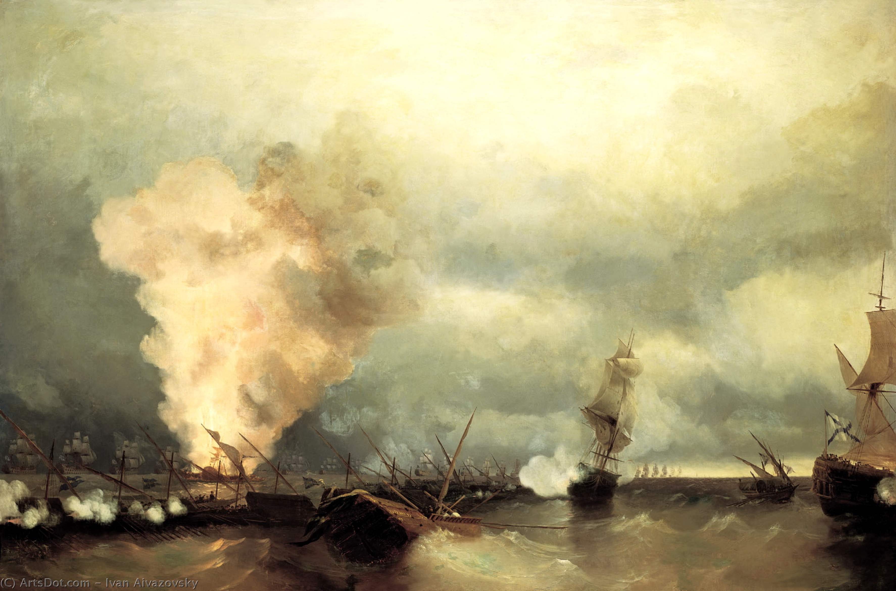 Sea Buttle Near Vyborg — Ivan Konstantinovich Aivazovsky