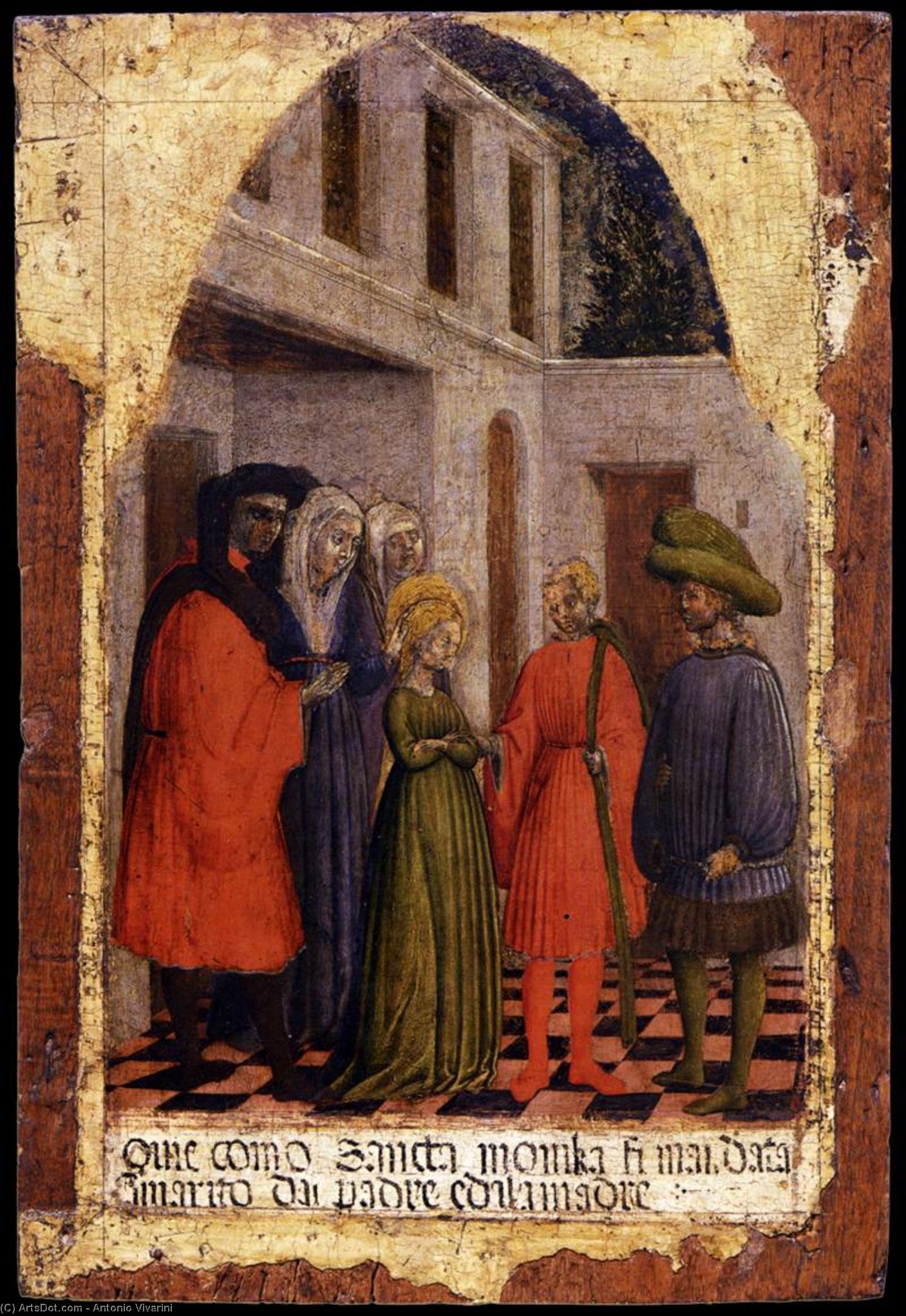 Marriage Of St Monica — Antonio Vivarini