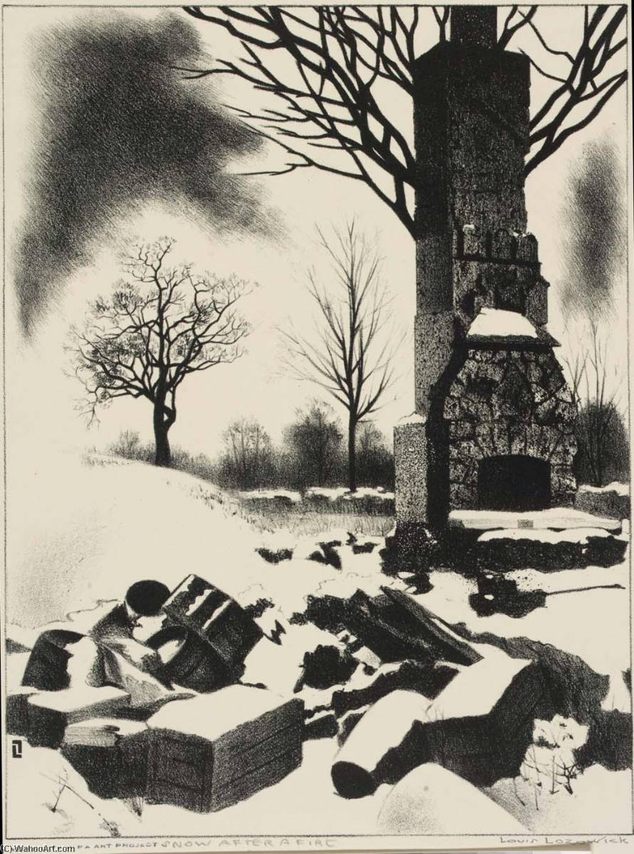 After The Fire — Louis Lozowick
