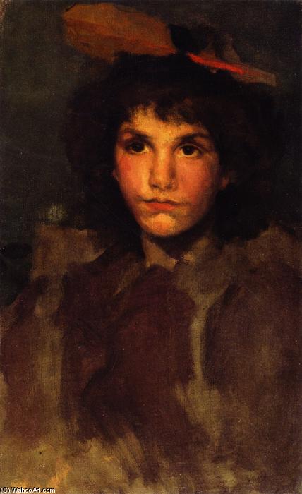 Violet And Blue: The Red Feather — James Abbott Mcneill Whistler