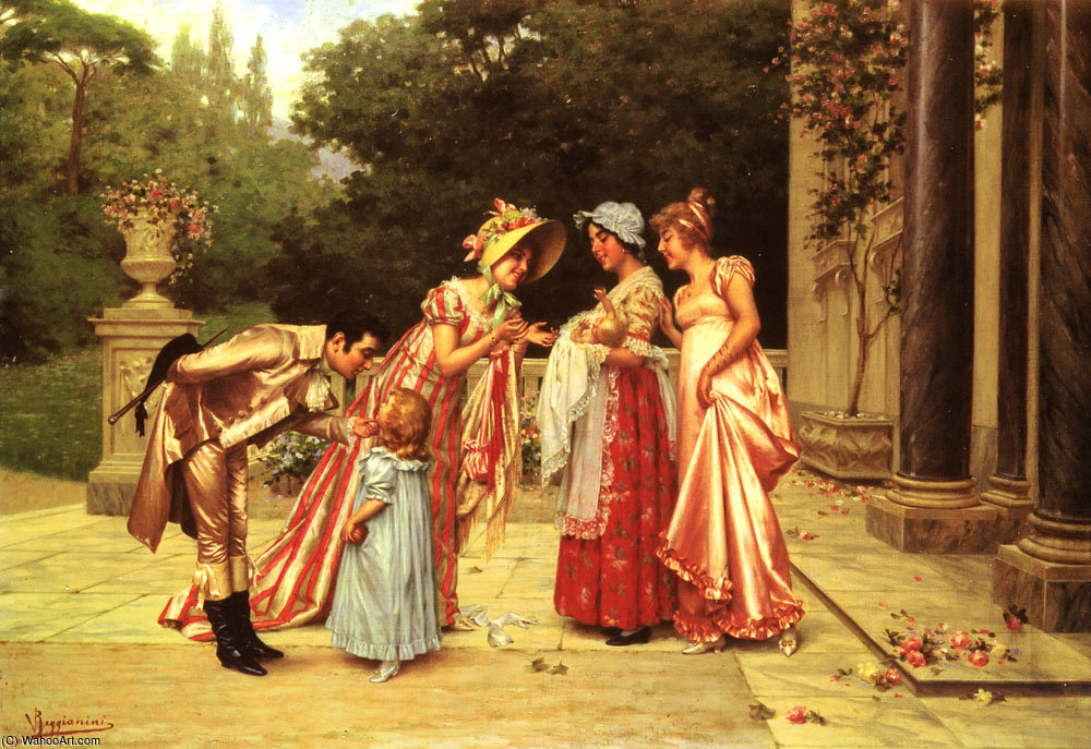 Admiring The Newborn — Vittorio Reggianini