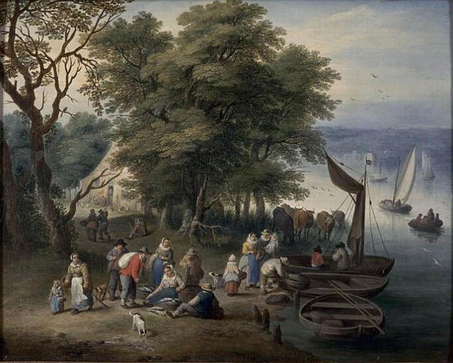 Retour De La Peche — Theobald Michau