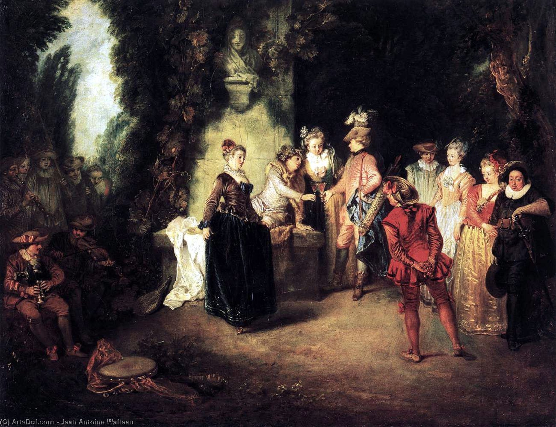 The French Comedy — Jean-antoine Watteau