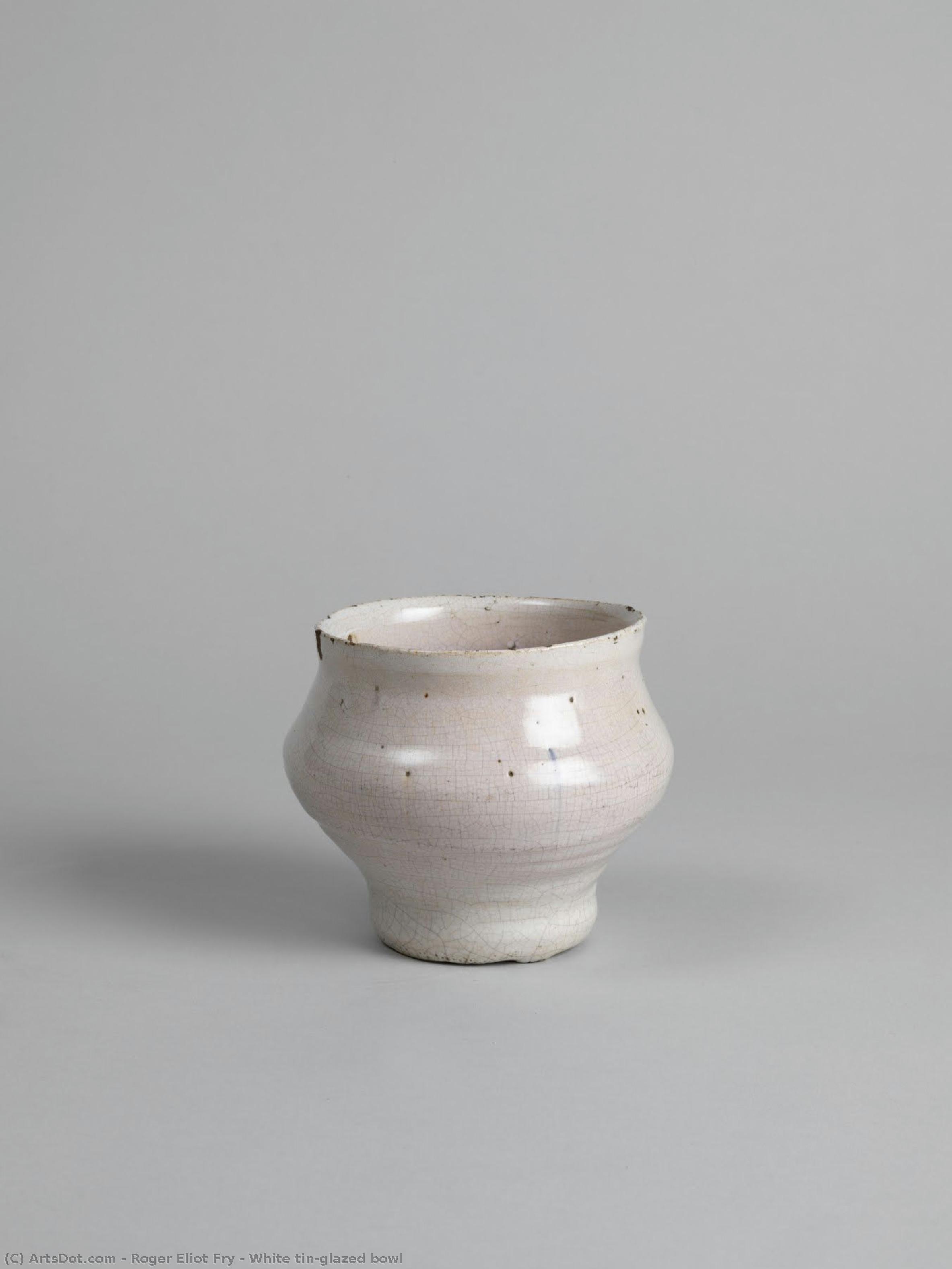 White Tin-glazed Bowl — Roger Eliot Fry