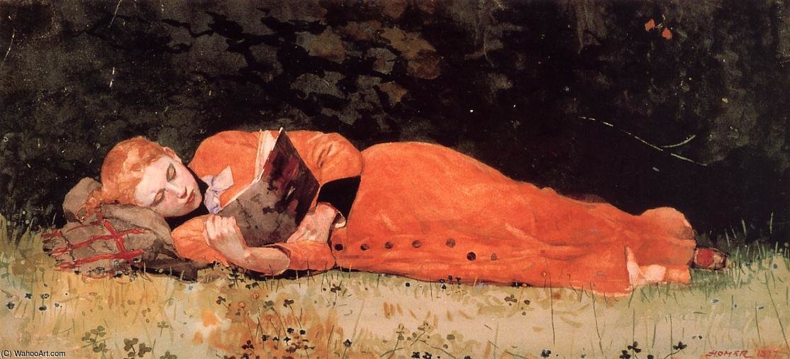 The New Novel Aka Book — Winslow Homer