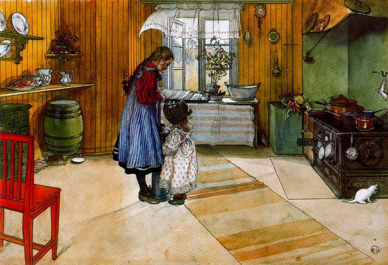The Kitchen — Carl Larsson