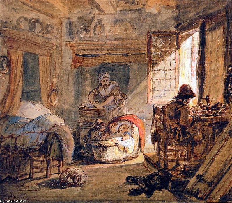 Cobbler And His Family Sun — Abraham Van Strij