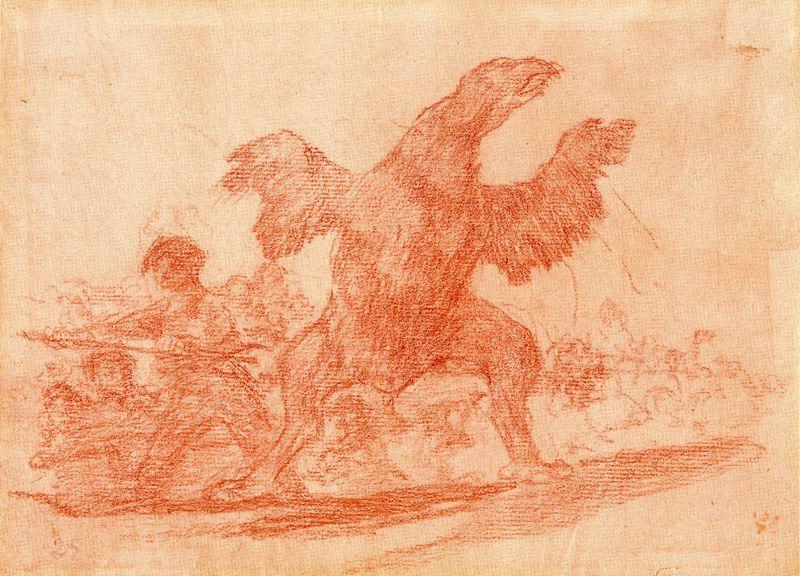 El Buitre Carnívoro 1 — Francisco José De Goya Y Lucientes