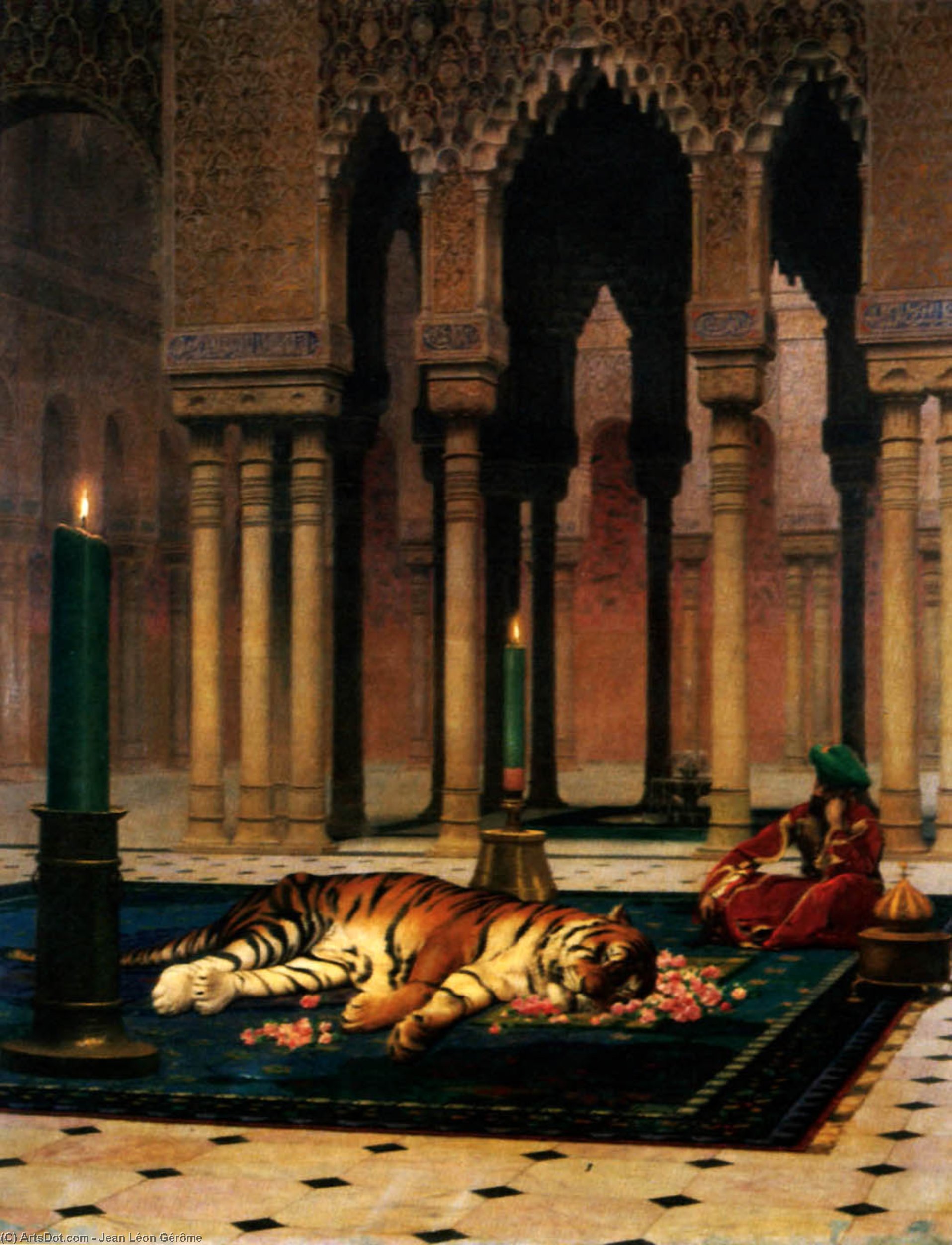 The Grief Of The Pasha (variant) — Jean-léon Gérôme