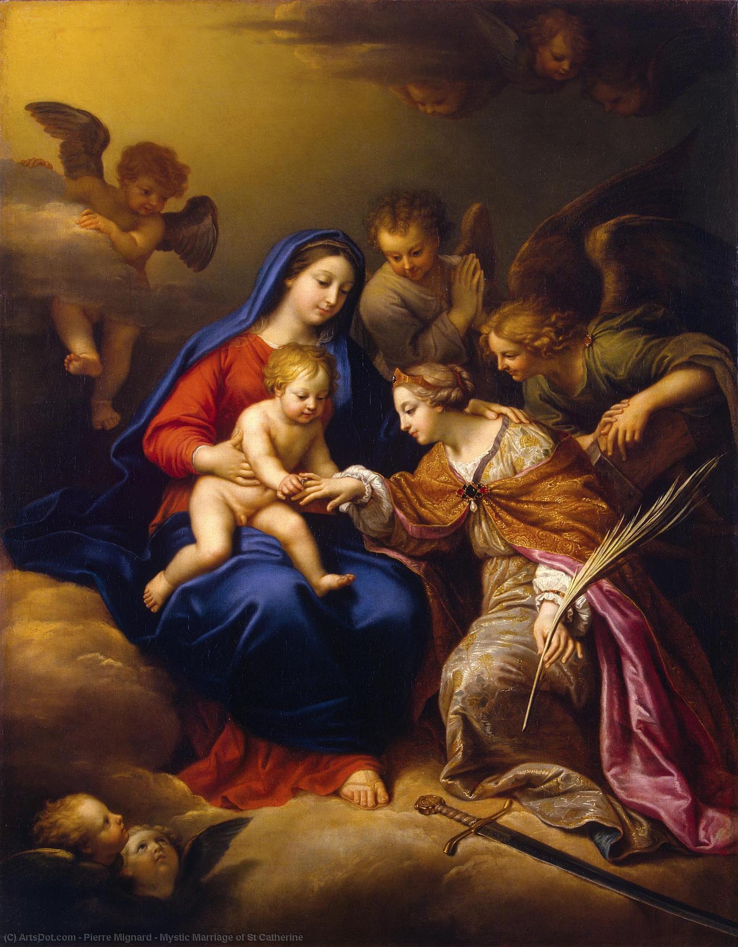 Mystic Marriage Of St Catherine — Pierre Mignard