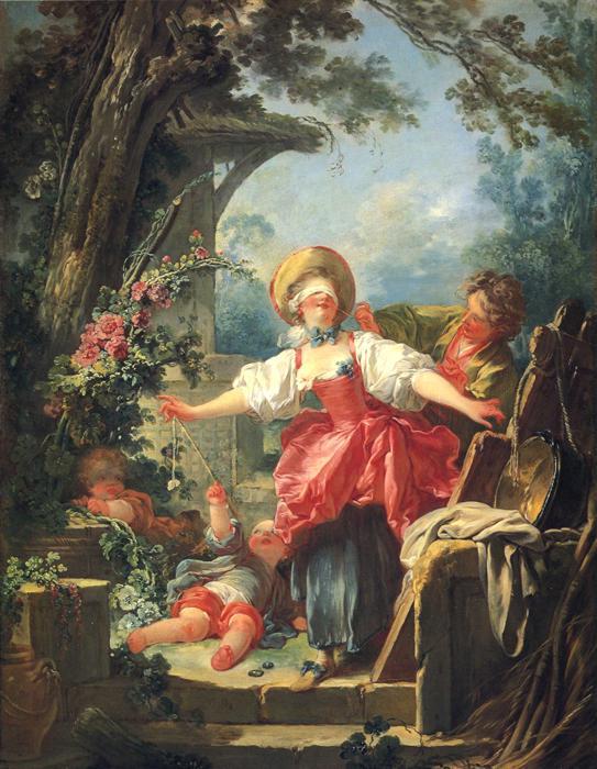 Blindman's Bluff — Jean-honoré Fragonard