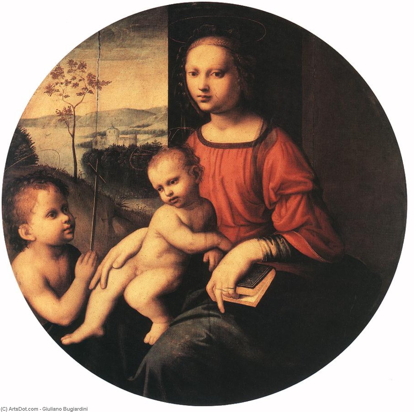 Virgin And Child With The Infant St John The Baptist — Giuliano Bugiardini