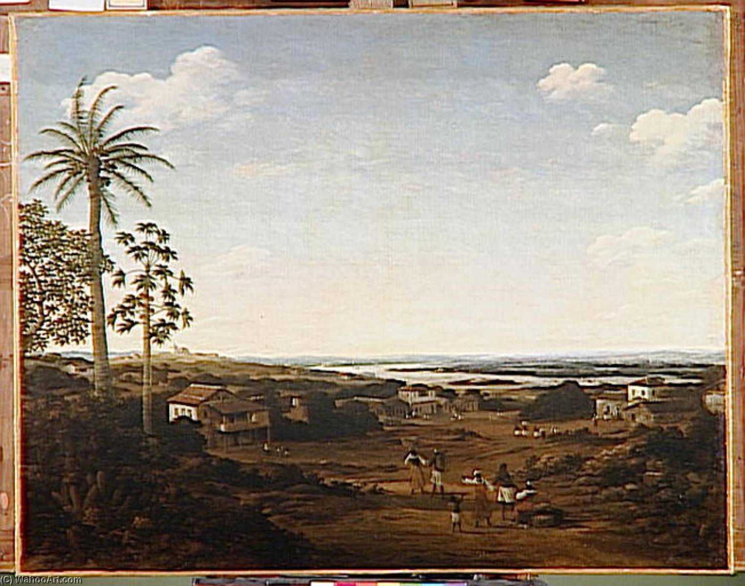 Une Habitation De Planteurs Pres De La Riviere Paraiba Au Bresil — Frans Post