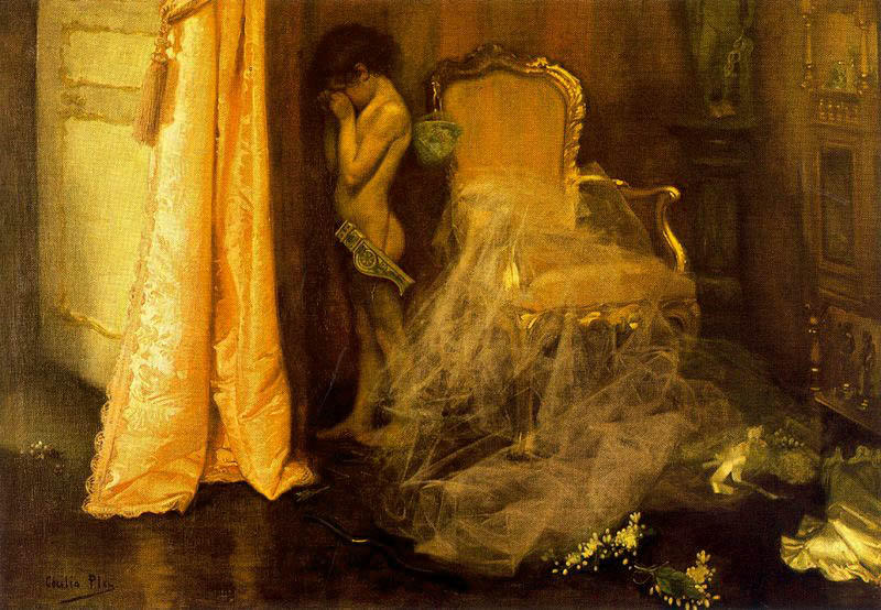 Escena Interior — Cecilio Pla Y Gallardo