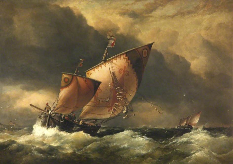Venetian Fishing Craft Caught In A 'borasca' — Edward William Cooke