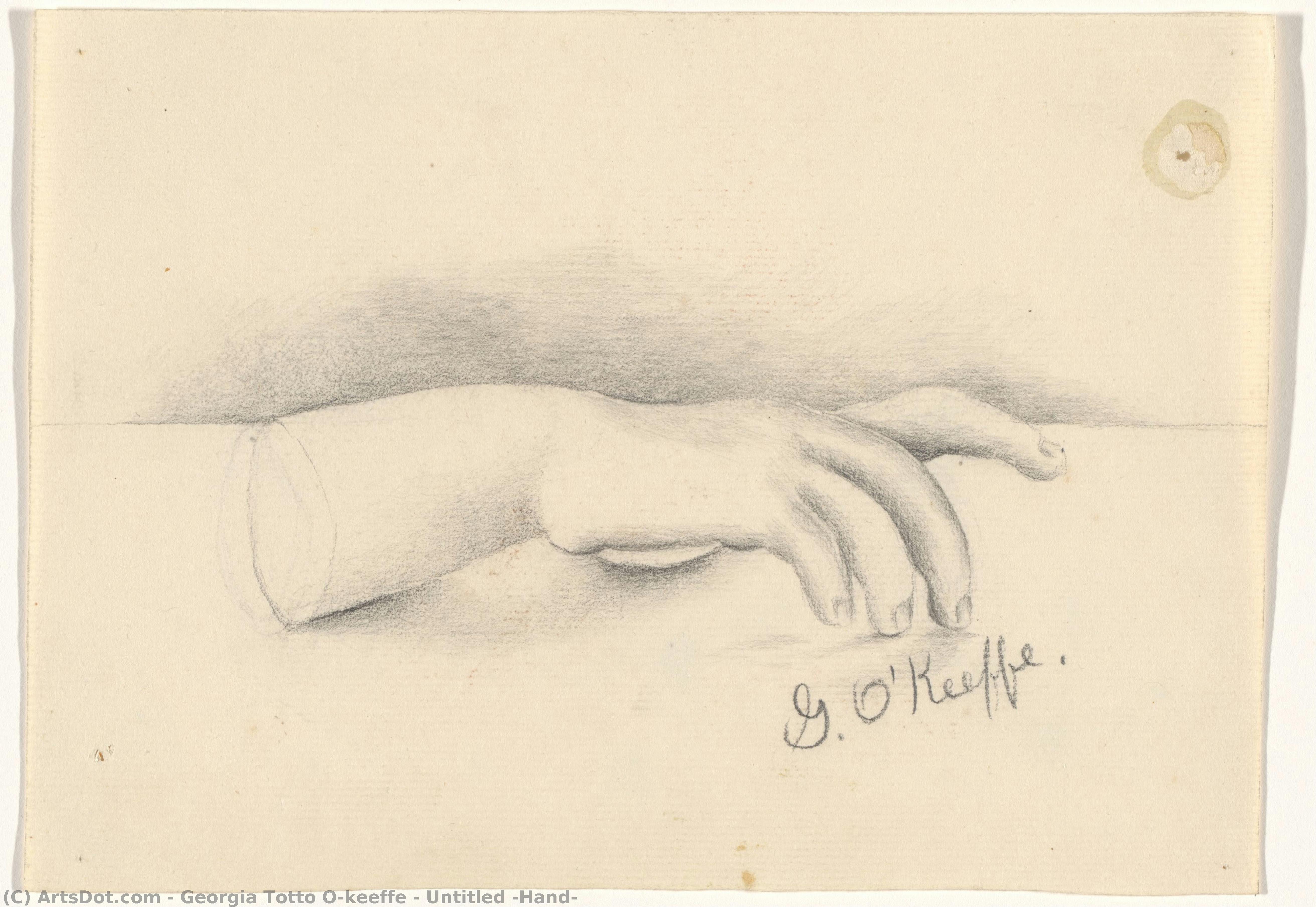 Untitled (hand) — Georgia O'keeffe
