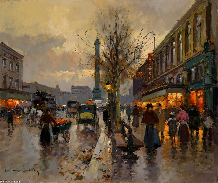 Place De La Bastille — Edouard Cortès