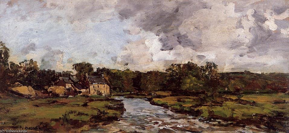 Riviere De L'hopital — Eugène Louis Boudin