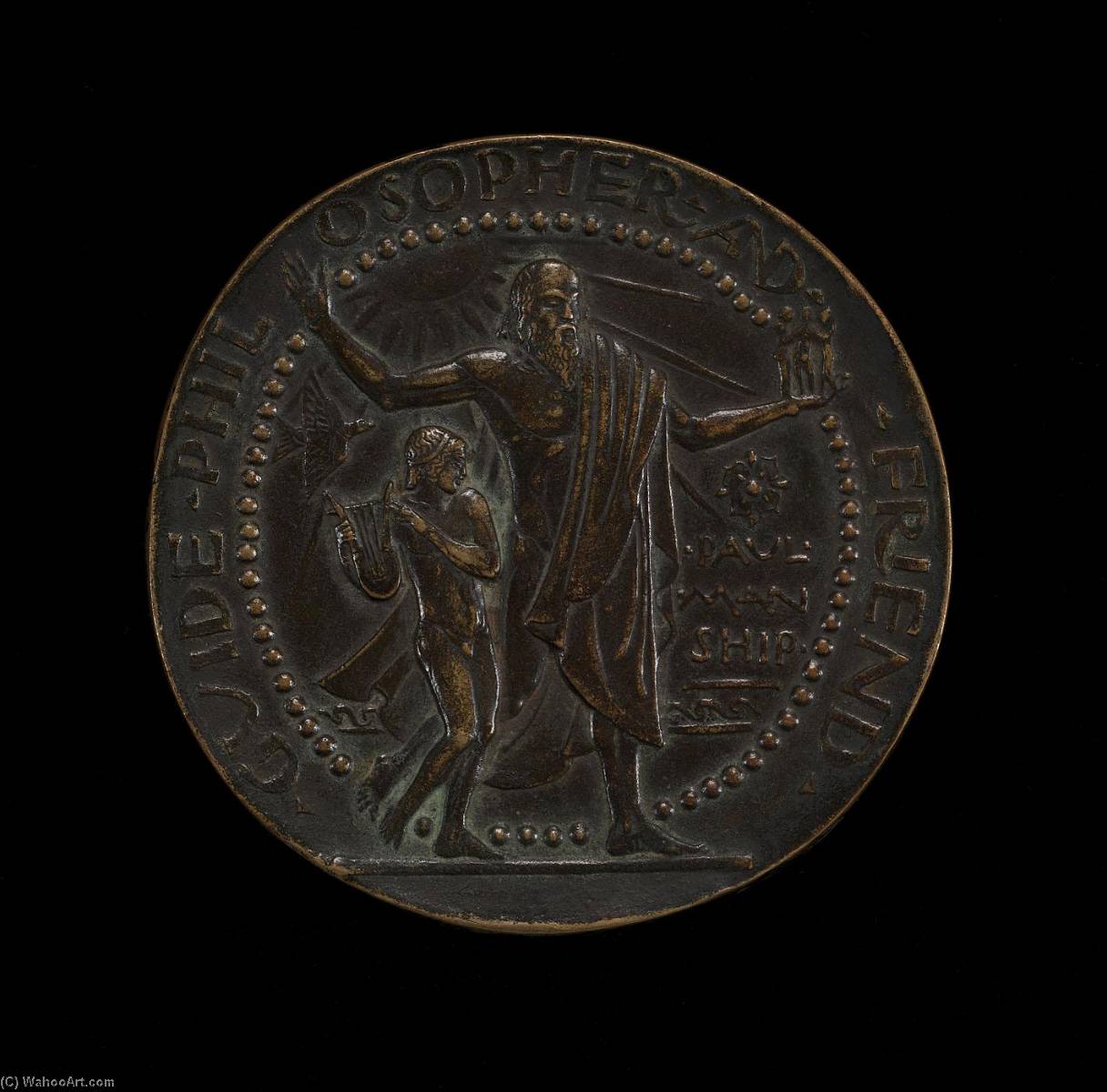 Isadore Konti Portrait Medal, Reverse — Paul Manship