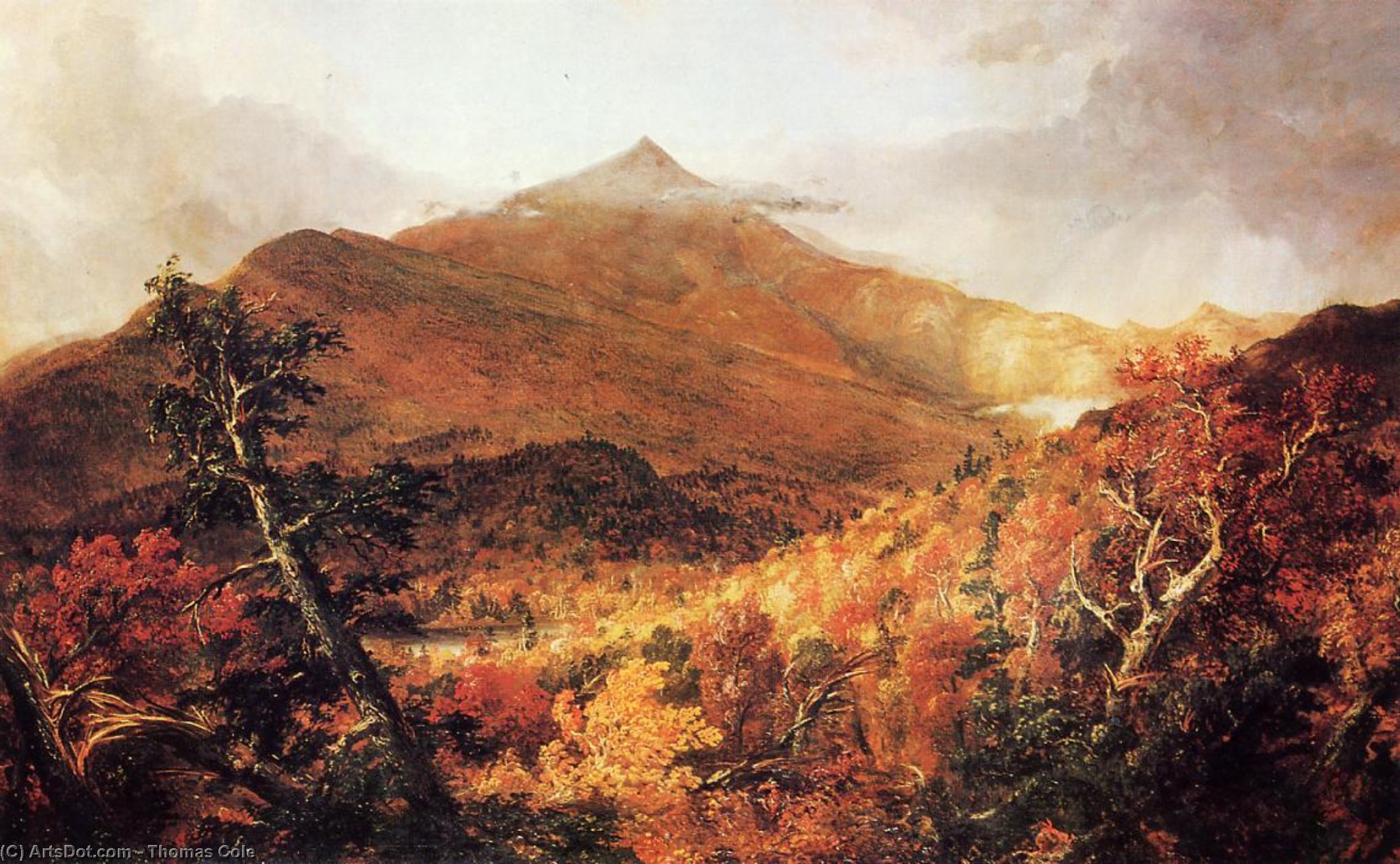 Schroon Mountain, Adirondacks, Essex County, New York, After A Storm — Thomas Cole