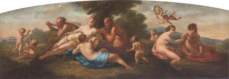 Classical Figures In A Pastoral Setting — Elizabeth Cust