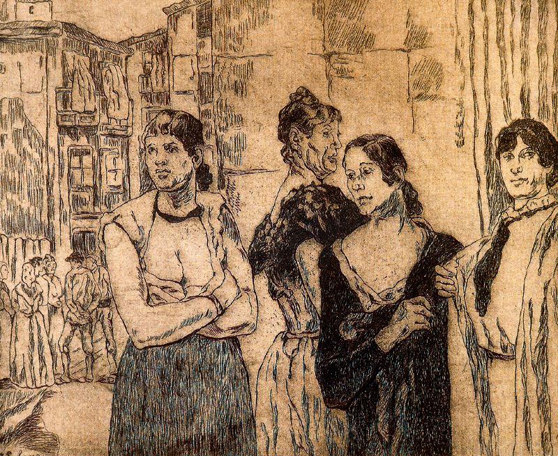 Mujeres De La Vida 1 — José Gutiérrez Solana