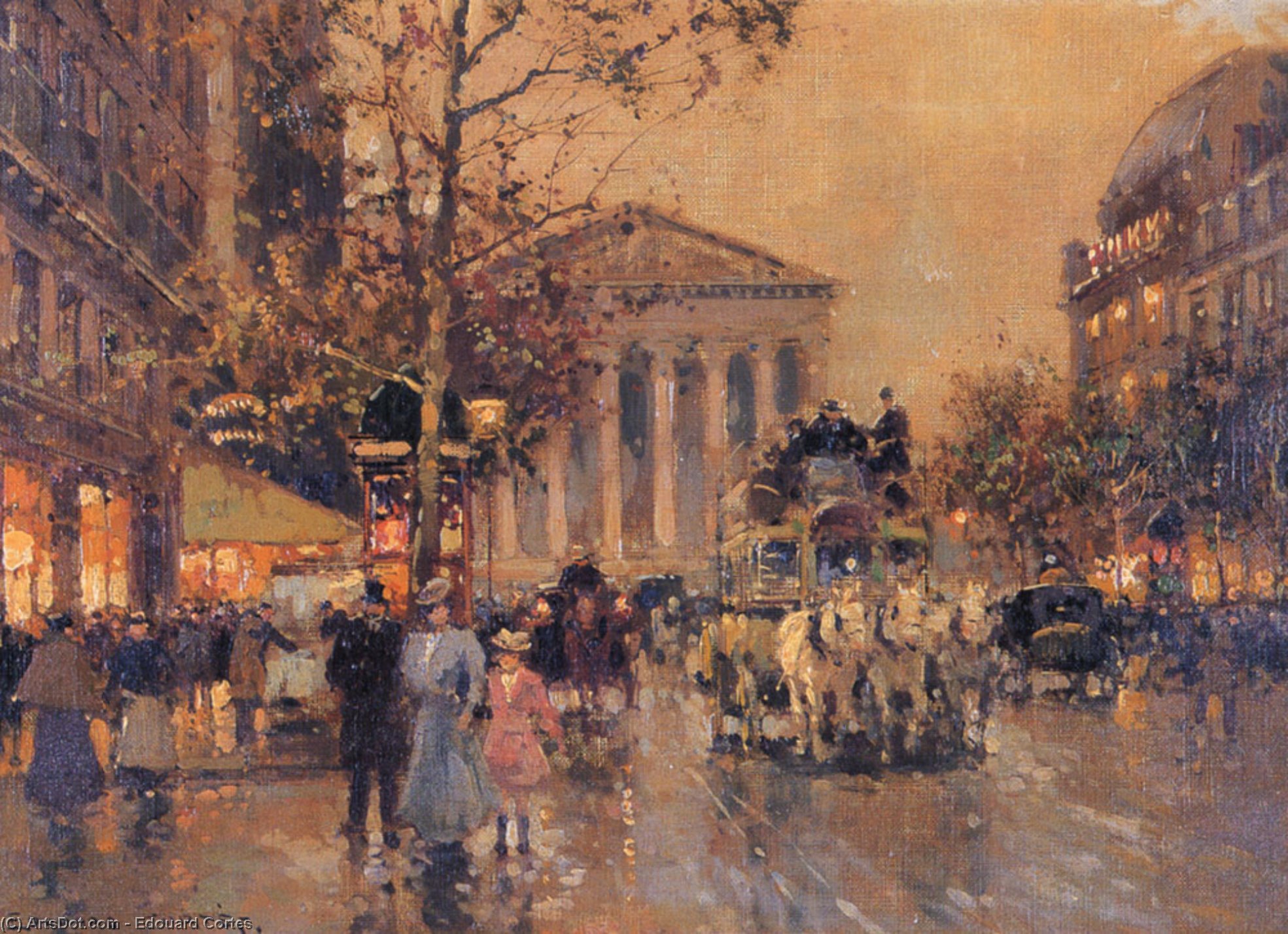 The Rue Royal Madeleine — Edouard Cortès