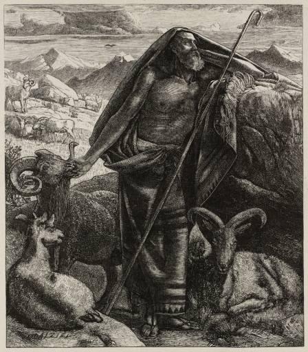 Moses Keeping Jethro's Sheep — Sir Edward John Poynter