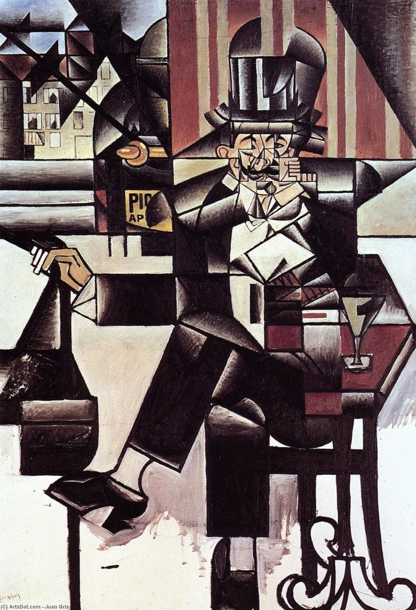 Man In The Cafe — Juan Gris