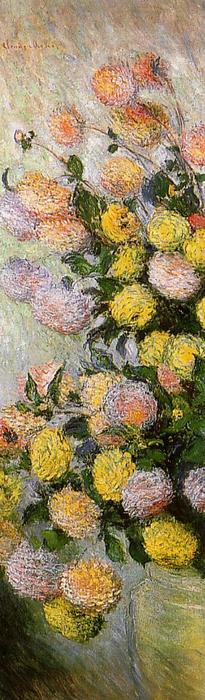 Vase Of Dahlias — Claude Monet