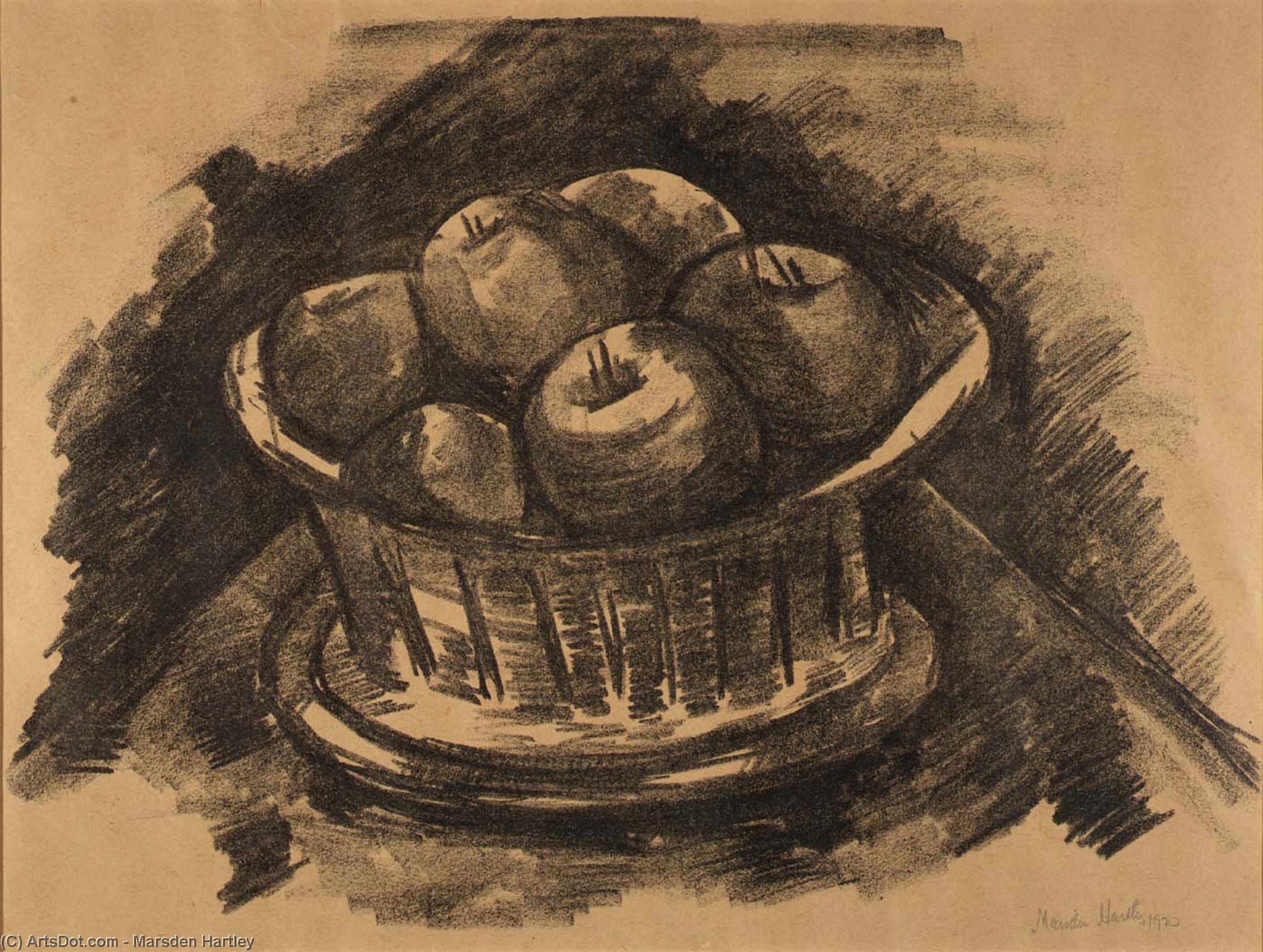 Apples In Basket — Marsden Hartley