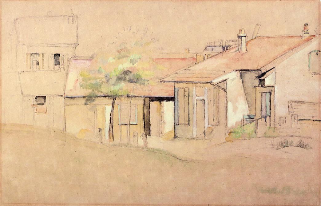 Cottaages — Paul Cézanne