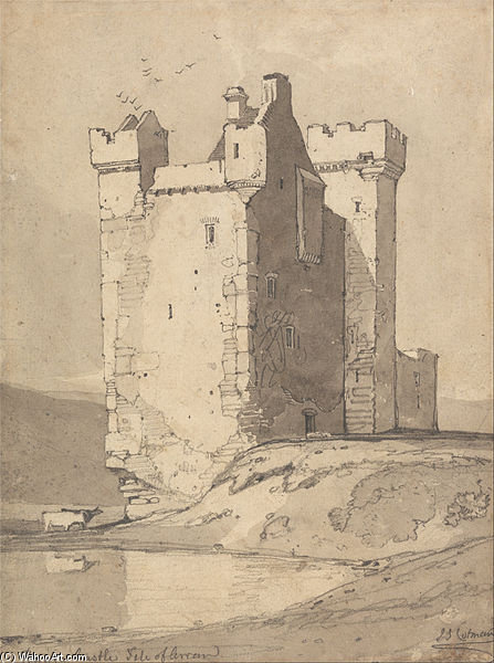 Loch Ranza Castle, Isle Of Arran, Scotland — John Sell Cotman