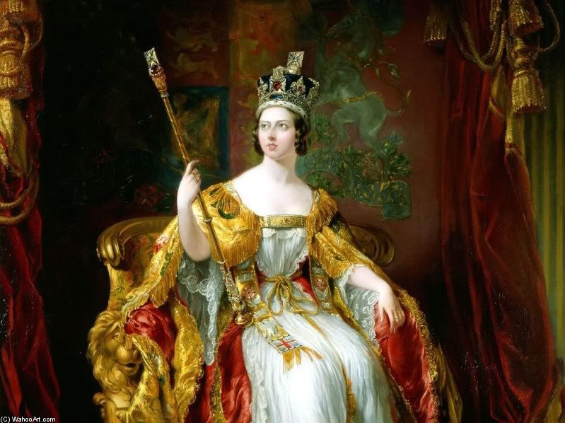 State Portrait Of Queen Victoria — George Hayter