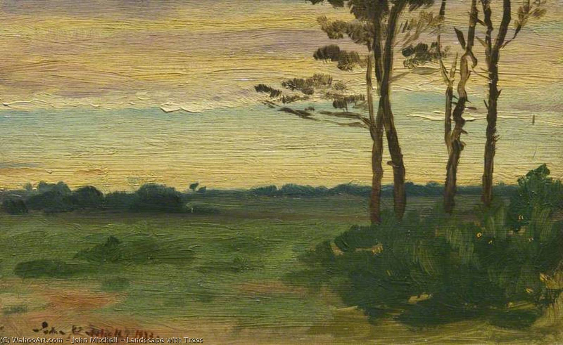 Landscape With Trees — John Mitchell
