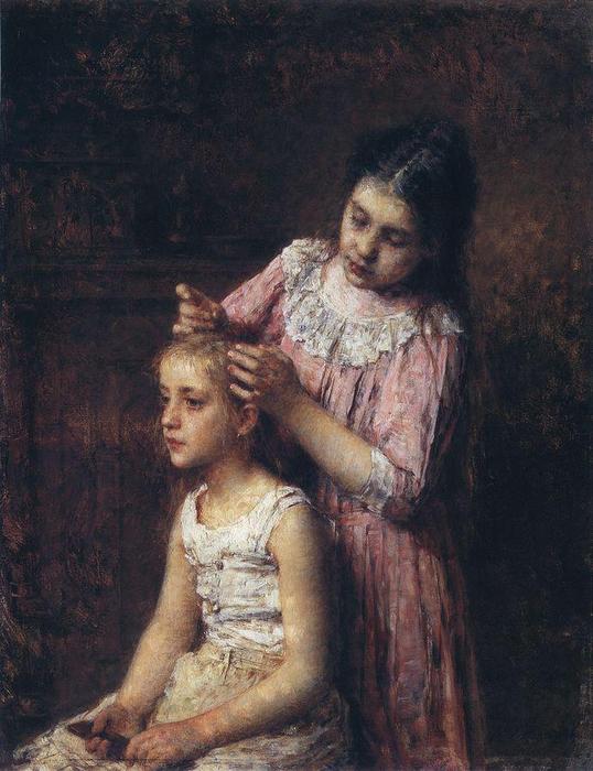 Two Sisters — Alexei Alexeievich Harlamoff