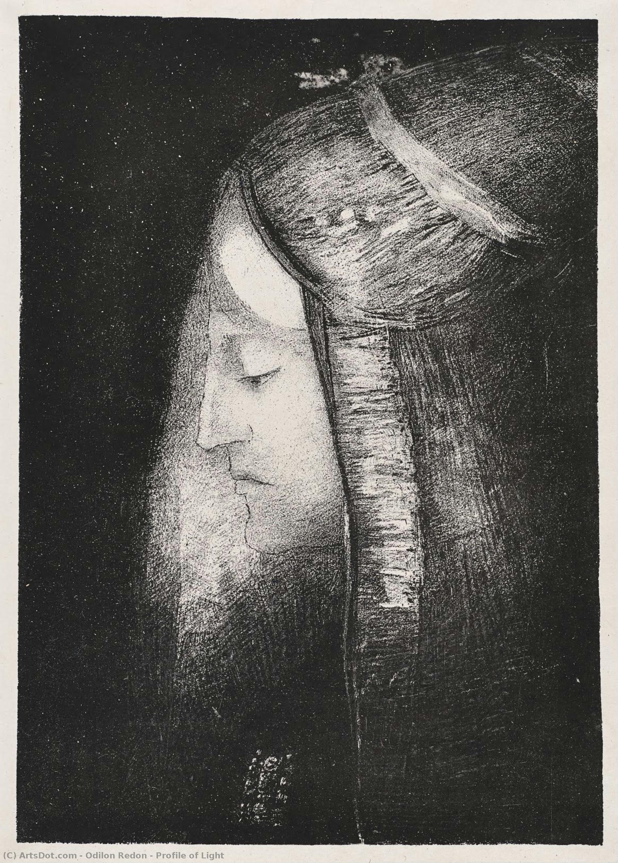 Profile Of Light — Odilon Redon