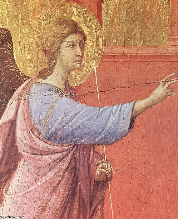 Annunciation (detail) — Duccio Di Buoninsegna