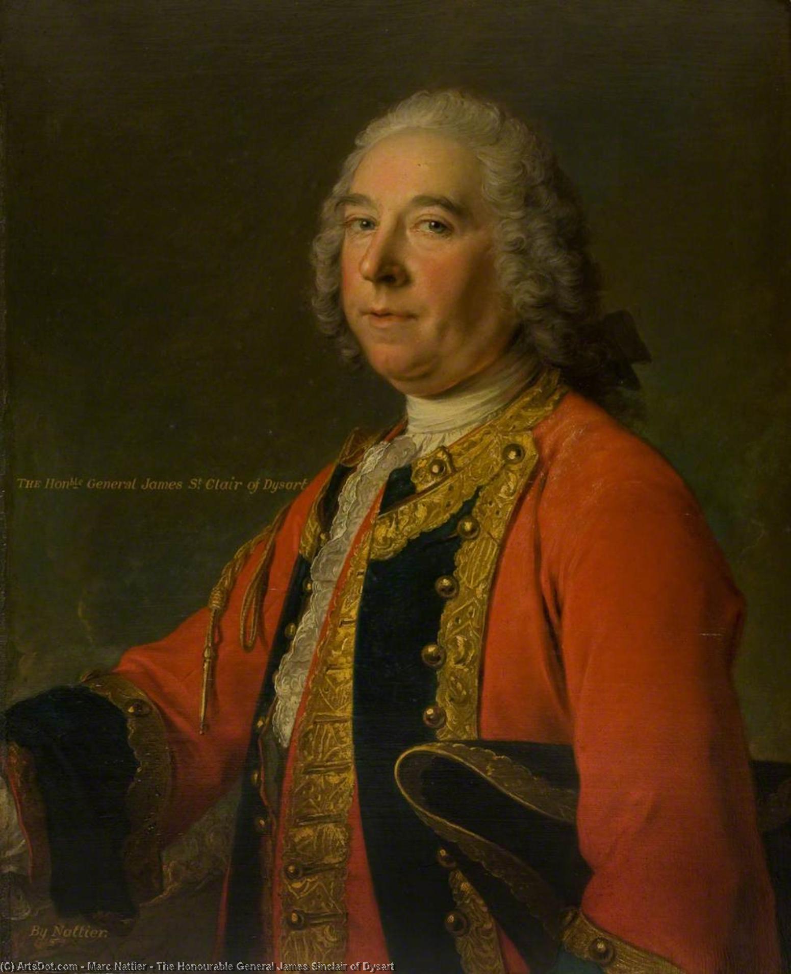 The Honourable General James Sinclair Of Dysart — Marc Nattier