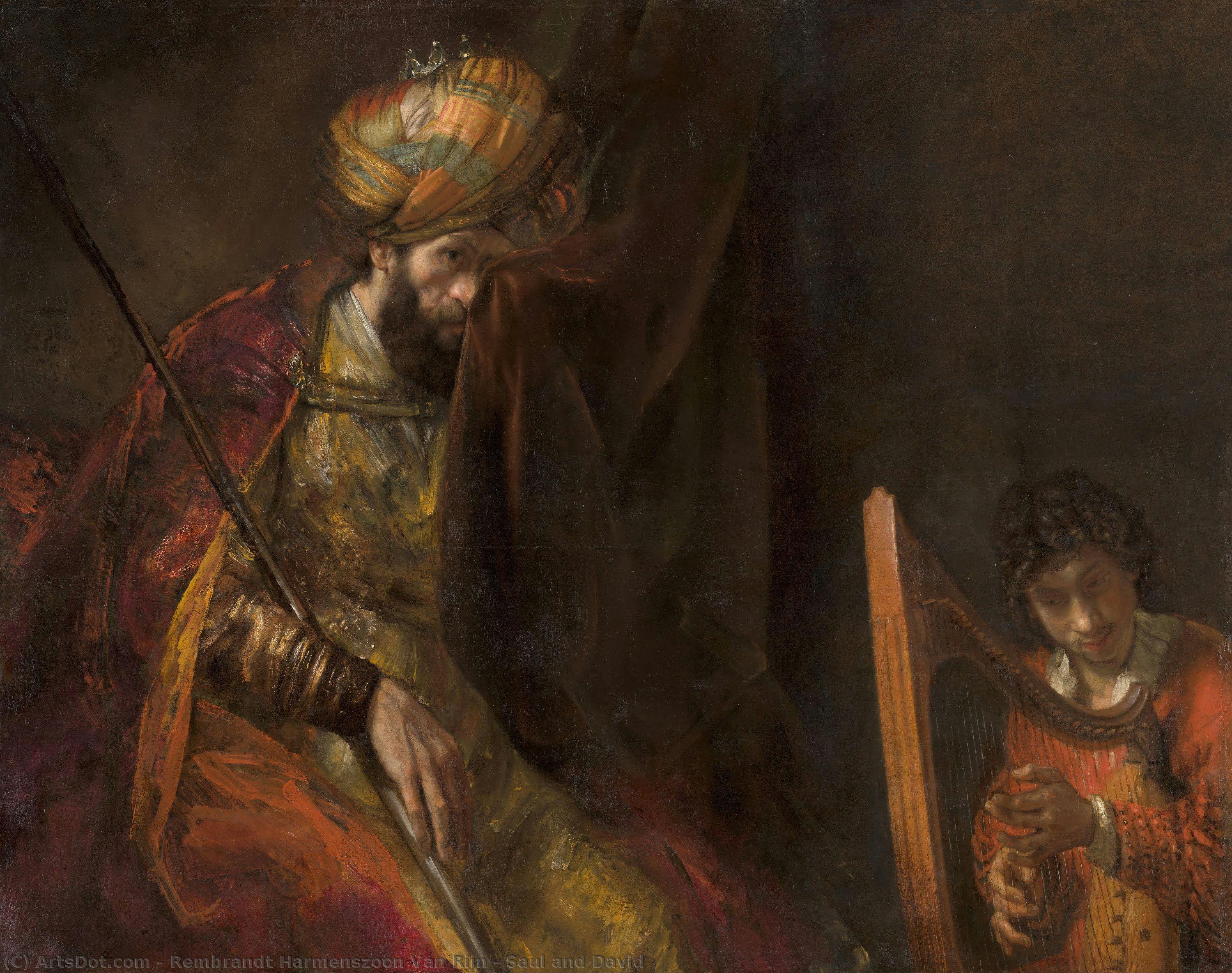 Saul And David — Rembrandt Van Rijn
