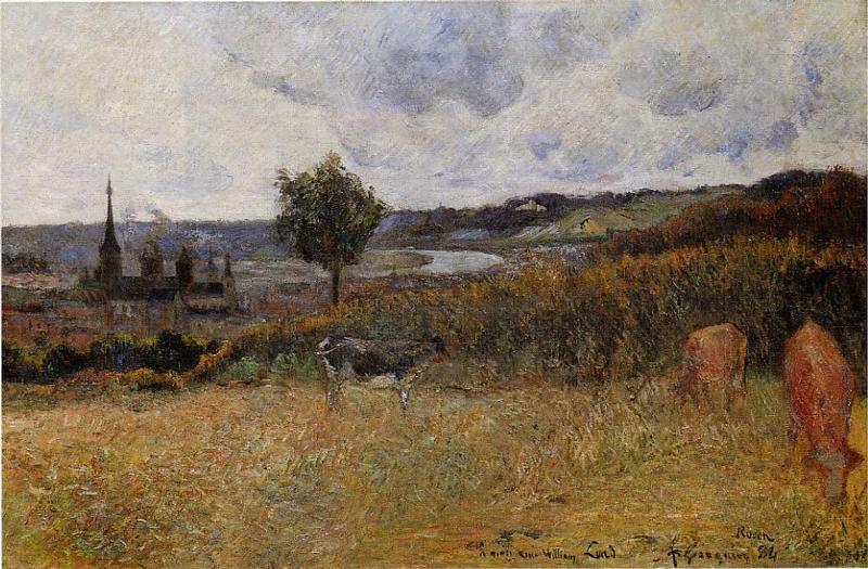 Near Rouen — Eugène Henri Paul Gauguin