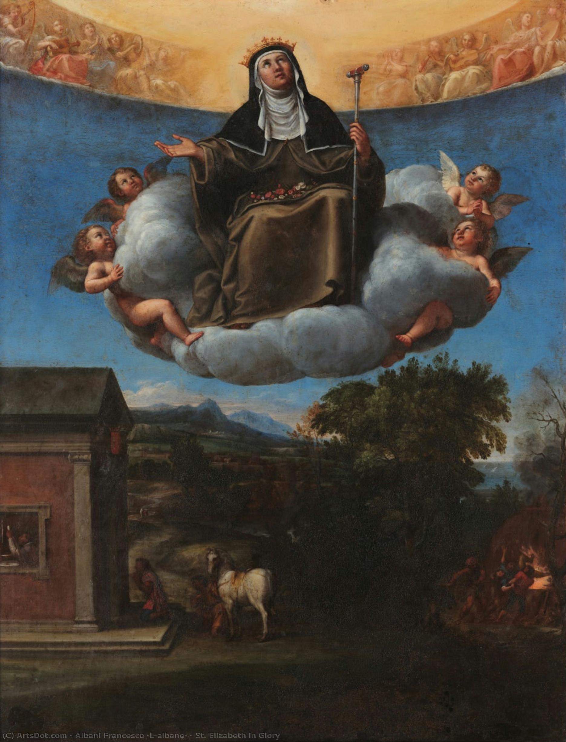 St. Elizabeth In Glory — Albani Francesco (l'albane)