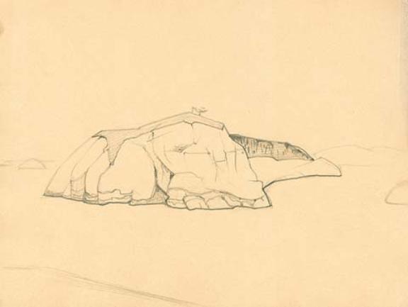 Sketch Of Island — Nicholas Roerich