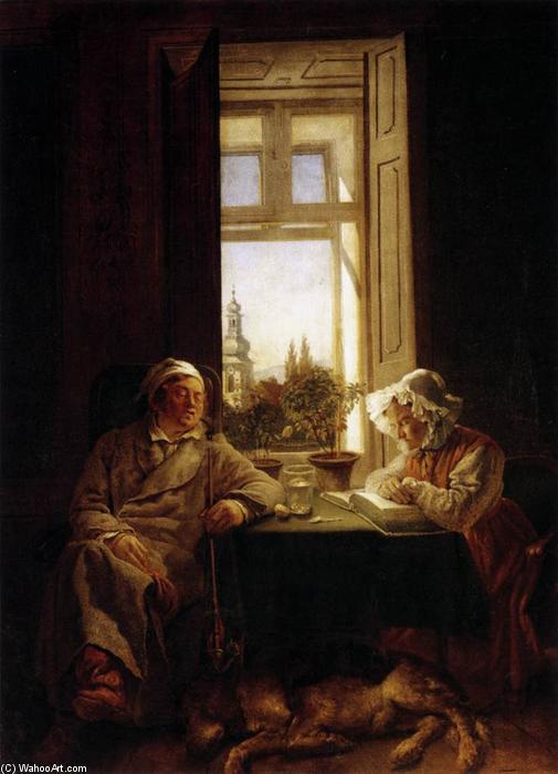 Siesta (the Sleepers) — Josef Franz Danhauser