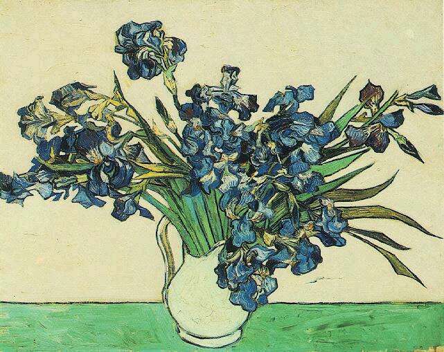 Still Life Vase With Irises — Vincent Willem Van Gogh