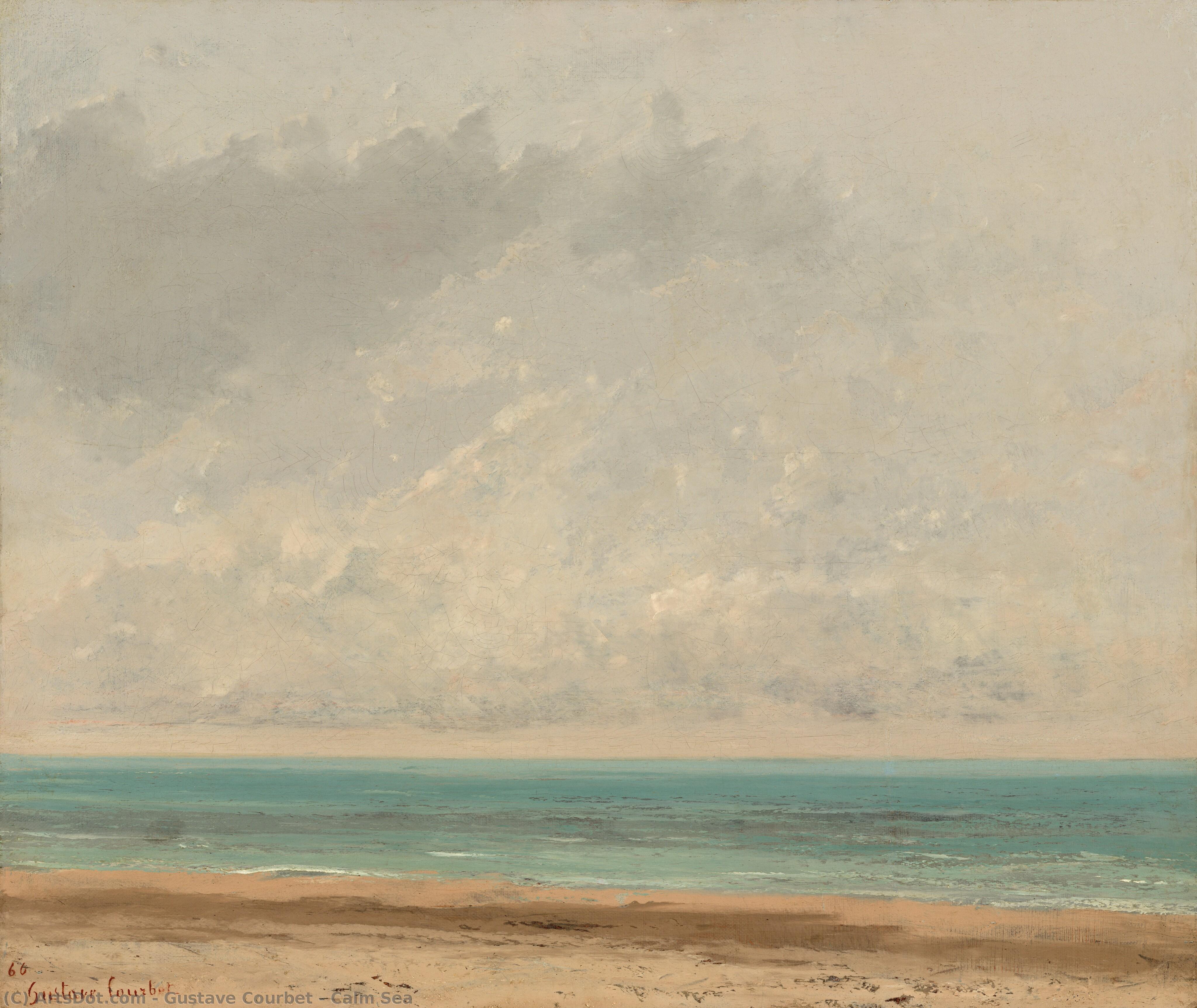 Ruhiger See — Gustave Courbet