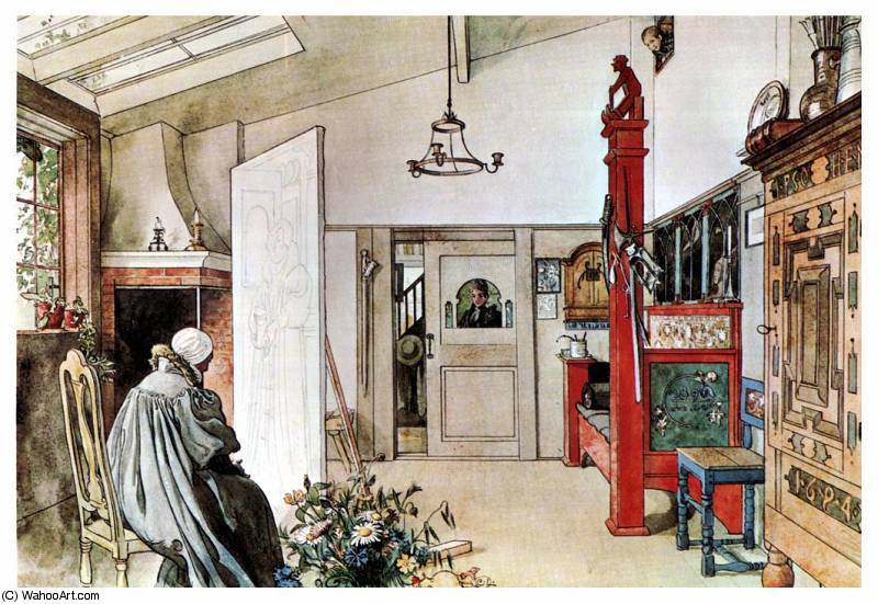 The Other Half Of The Studio — Carl Larsson