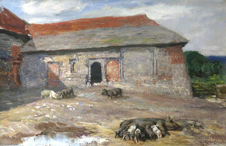 Farmyard — Sir Hubert Von Herkomer