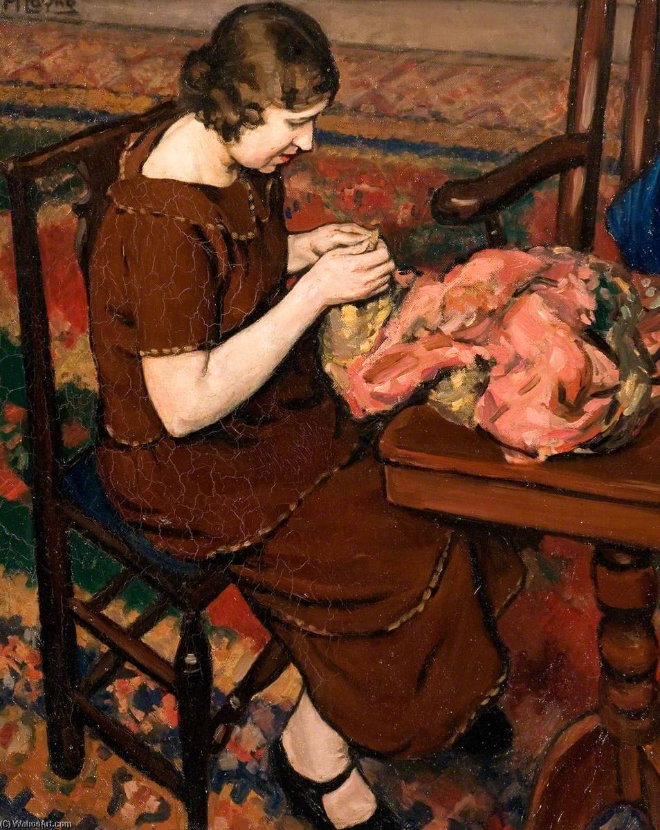The Sewing Girl — Mabel Frances Layng